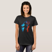 Bogenschießen und Bogenschießen der Archer Flames T-Shirt (Vorne ganz)