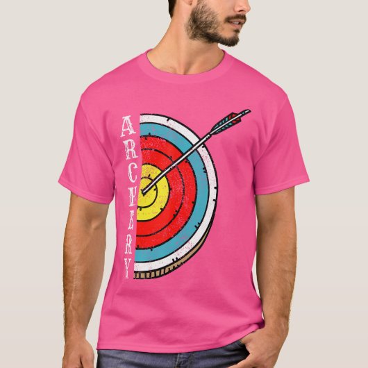 Bogenschießen und Bogenschießen T-Shirt (Vorderseite)