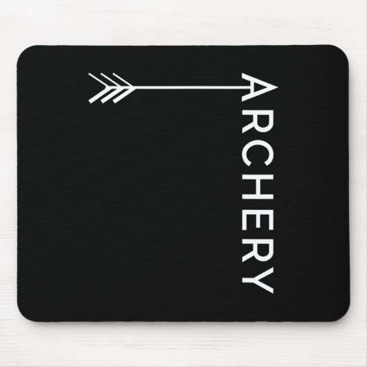 Bogenschießen und Bogenschießen von Jagdgeschenken Mousepad (Vorne)