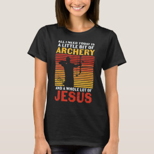 Bogenschießen und ein ganzer Haufen Jesu T-Shirt