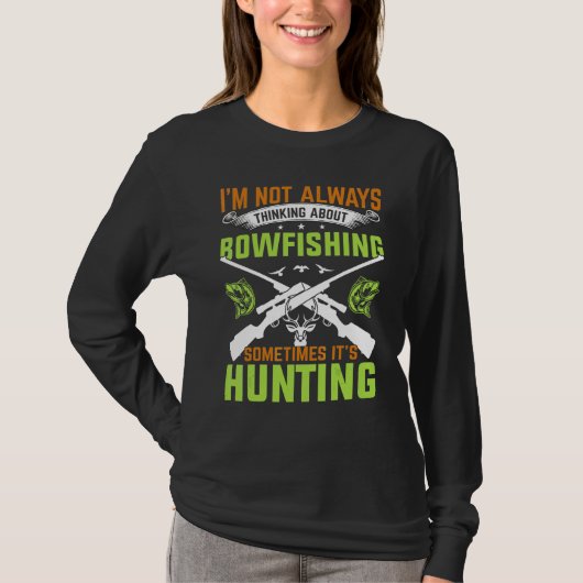 Bogenschießen und Rotwildjagd Bogenschütze T-Shirt (Vorderseite)
