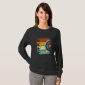 Bogenschießen Vintag Retro T-Shirt (Vorne ganz)