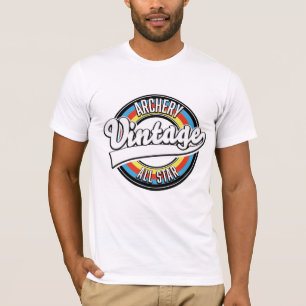 Bogenschießen Vintage All-Star-Logo T-Shirt
