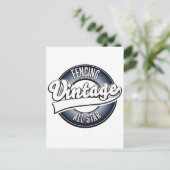 Bogenschießen Vintage All-Star Postkarte (Stehend Vorderseite)