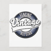 Bogenschießen Vintage All-Star Postkarte (Vorderseite)