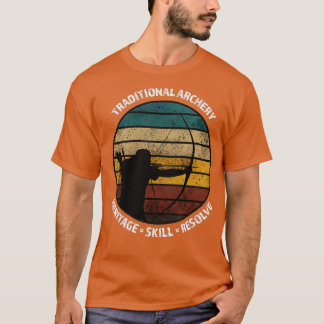 Bogenschießen-Vintage Bogenschützen T-Shirt