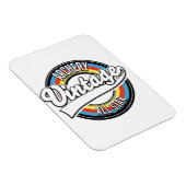 Bogenschießen Vintages Allstar-Logo Magnet (Rechte Seite)