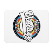 Bogenschießen Vintages Allstar-Logo Magnet (Horizontal)