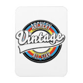 Bogenschießen Vintages Allstar-Logo Magnet (Vertikal)