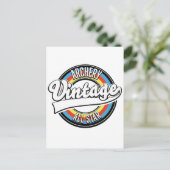 Bogenschießen Vintages Allstar-Logo Postkarte (Stehend Vorderseite)