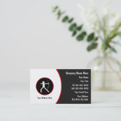 Bogenschießen-Visitenkarten Visitenkarte (Stehend Vorderseite)