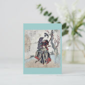 Bogenschießen von Yanagawa, Shigenobu Ukiyoe Postkarte (Stehend Vorderseite)