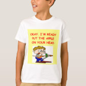 BOGENSCHIESSEN-Witz T-Shirt (Vorderseite)