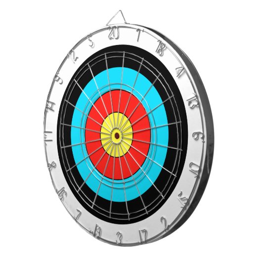 Bogenschießen-Ziel Dartboard Dartscheibe (Vorderseite rechts)