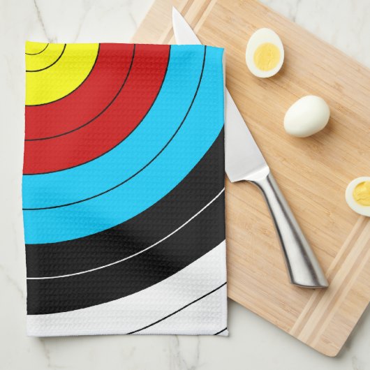 Bogenschießen-Ziel Geschirrtuch (Viertel Falte)