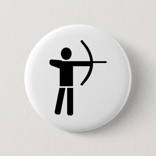 Bogenschießenspieler Button (Vorderseite)