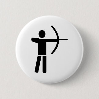 Bogenschießenspieler Button