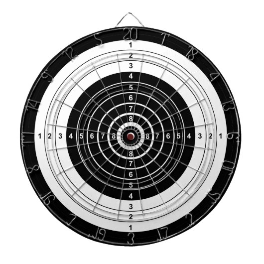 Bogenschießenziel Dartboard Dartscheibe (vorne)