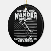 Bogenschießliebhaber Keramik Ornament (Links)