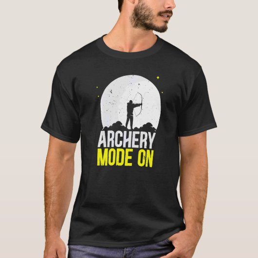 Bogenschießmodus Auf Bogen Pfeil Schießsport Bogen T-Shirt (Vorderseite)