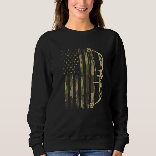 Bogenschießpistole Retro Archer Sweatshirt (Vorderseite)