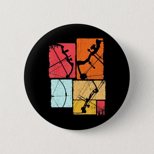 Bogenschießsport Button (Vorderseite)