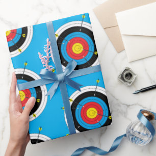 BogenschießTargets, Bow Shooting Bullseye Archer Geschenkpapier