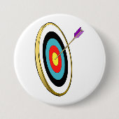 Bogenschießziel mit Arrow-Hitzezentrum Button (Vorderseite)