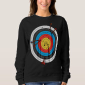 Bogenschiff Bogenschießen Arrows Bow Jagen Sweatshirt (Vorderseite)