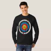 Bogenschiff Bogenschießen Arrows Bow Jagen T-Shirt (Vorne ganz)