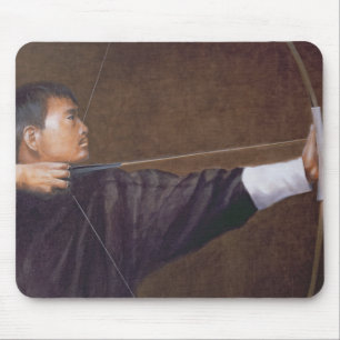 Bogenschütze Bhutan Mousepad