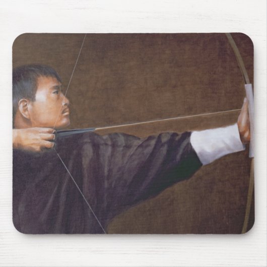 Bogenschütze Bhutan Mousepad (Vorne)