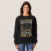 Bogenschütze Bogenschießen    Vater und Sohn Bogen Sweatshirt (Vorne ganz)