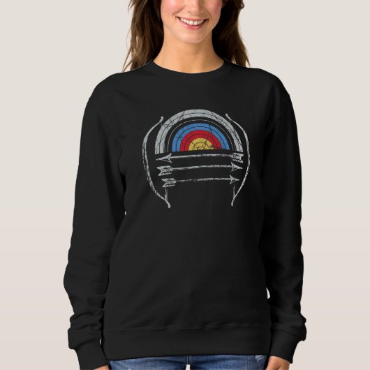 Bogenschütze Bowman Bogenschütze Bogen Pfeil Jäger Sweatshirt (Vorderseite)