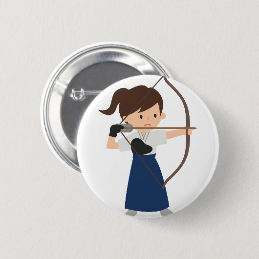 Bogenschütze Button (Vorne & Hinten)