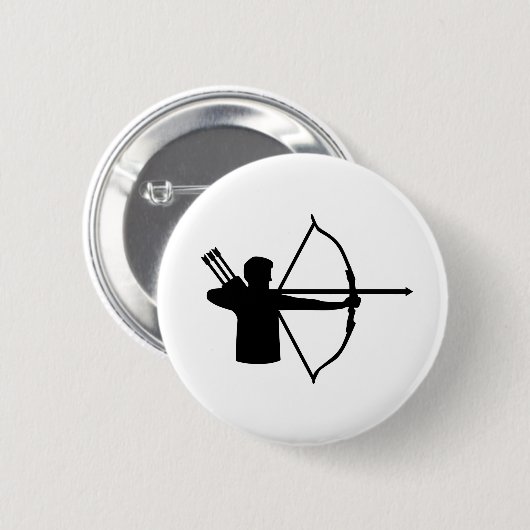 Bogenschütze Button (Vorne & Hinten)