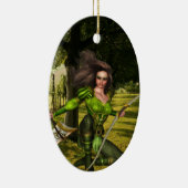 Bogenschütze-Elf Keramik Ornament (Rechts)