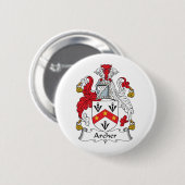 Bogenschütze-Familienwappen Button (Vorne & Hinten)