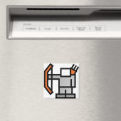 Bogenschütze in Orange Magnet (In Situ (Geschirrspüler))