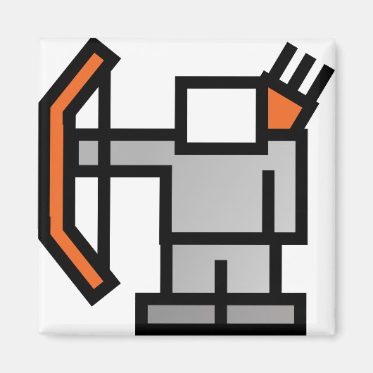 Bogenschütze in Orange Magnet (Vorne)