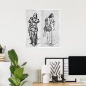 Bogenschütze Poster (Heimbüro)