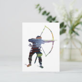 Bogenschütze Postkarte (Stehend Vorderseite)