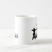 Bogenschütze-Sommer-Spiel-Bogenschießen 2012 Kaffeetasse (Mittel)