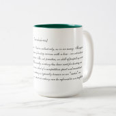 Bogenschütze-Tasse Zweifarbige Tasse (VorderseiteRechts)