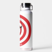 Bogenschütze Thor Kupfer Vakuum Flasche mit Wasser (Rückseite)