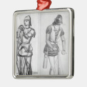 Bogenschütze und Crossbowman Ornament Aus Metall (Links)