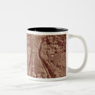 Bogenschützen, Detail von der Jagd von Ramesses Zweifarbige Tasse