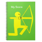 Bogenschützen Kerbe-Buch - fertigen Sie besonders Notizblock (Vorderseite)