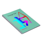 Bogenschützen Notizbuch (Farbe) Notizblock (Rechte Seite)