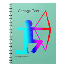 Bogenschützen Notizbuch (Farbe) Notizblock